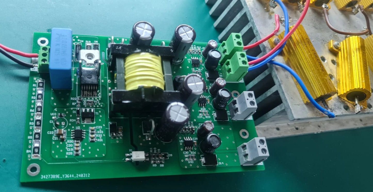1000VDC input flyback dönüştürücü