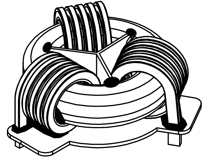 Common Mode Transformer 3 Phase 100A 500uH