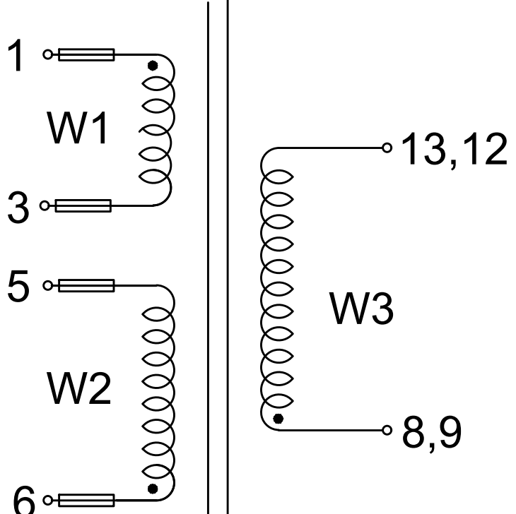Flyback Transformer 60kHz 40W Vin: 85VAC-264VAC Reinforced Insulation